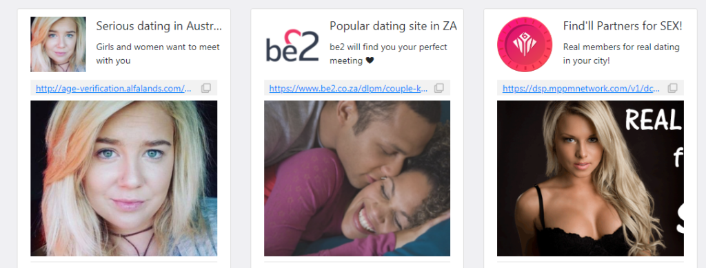 Dating ads examples