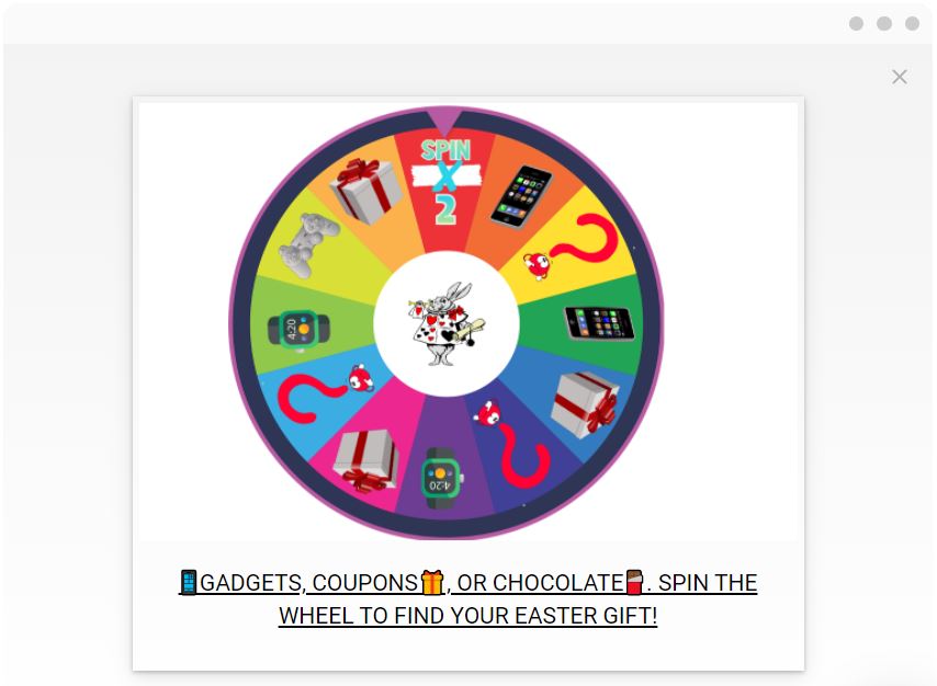 PropellerAds - Spin the Wheel Easter Interstitial