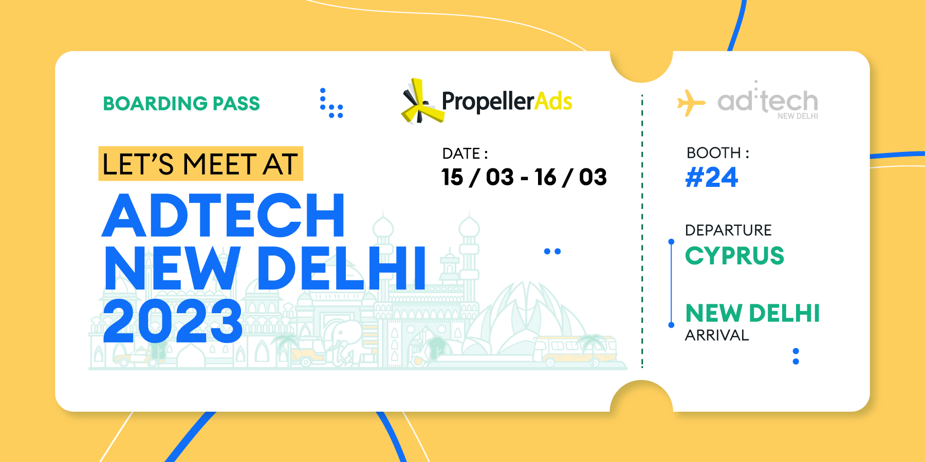 PropellerAds - AdTech New Delhi - meet us image