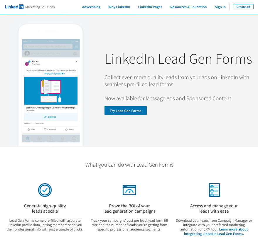 Ferramenta Propellerads-LinkedIn