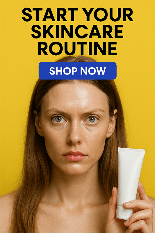 PropellerAds - image with overly smooth skin and too perfect symmetry causing an uncanny valley effect and eroding trust in the ad