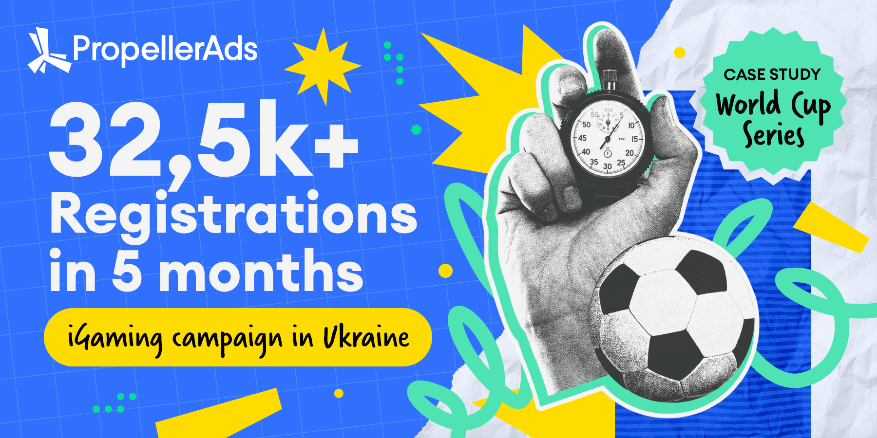 PropellerAds - Ukraine iGaming case study on scaling a fixed CPM setup before World Cup 2026.
