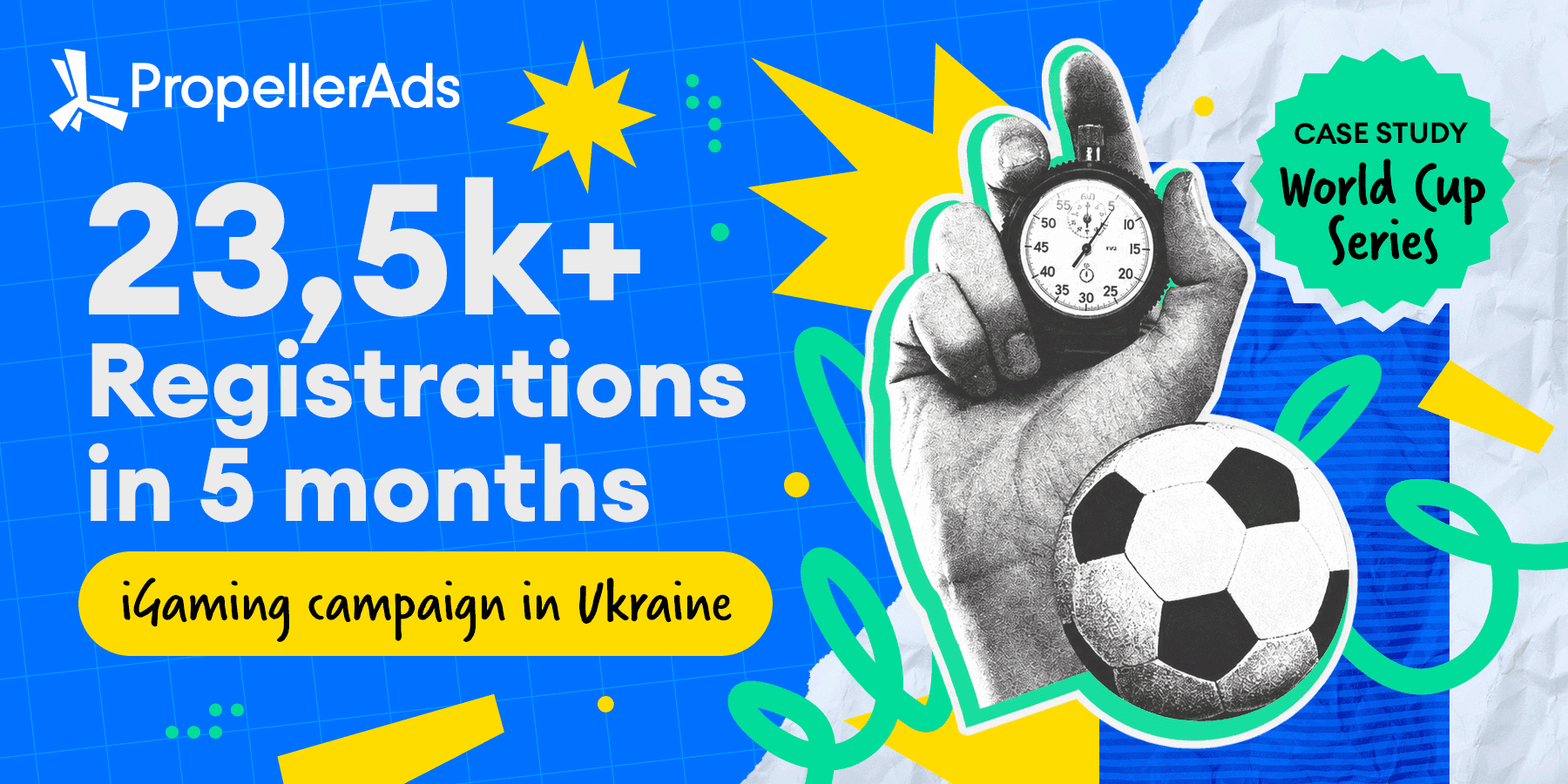 PropellerAds - Ukraine iGaming case study on scaling a fixed CPM setup before World Cup 2026.