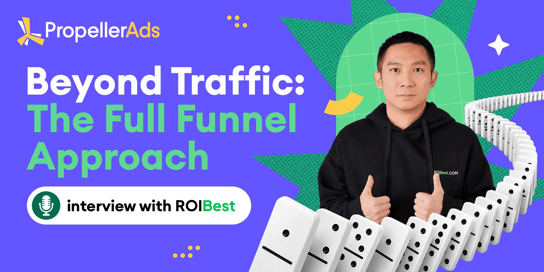 PropellerAds - mobile advertising funnel showing how advertisers can reduce post-click drop-offs and improve app conversion rates.