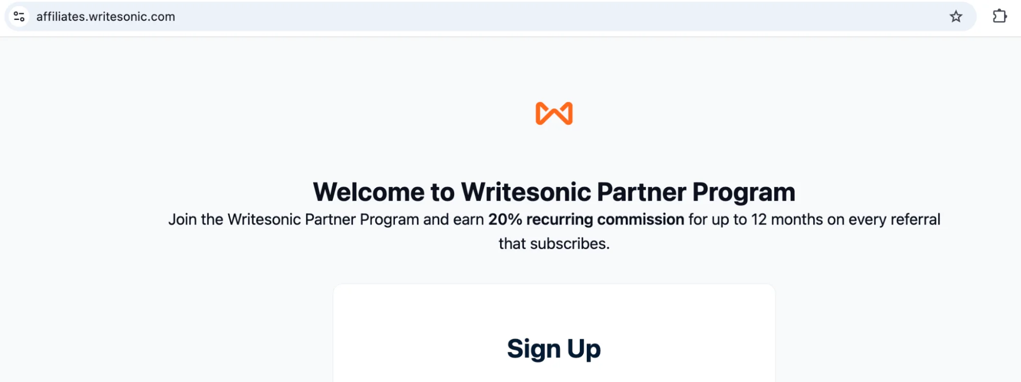 PropellerAds - Writesonic affiliate program offering 20% recurring commissions for up to 12 months
