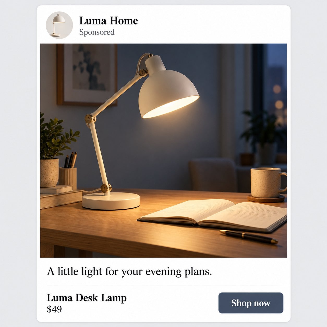 PropellerAds - Social media product ad example