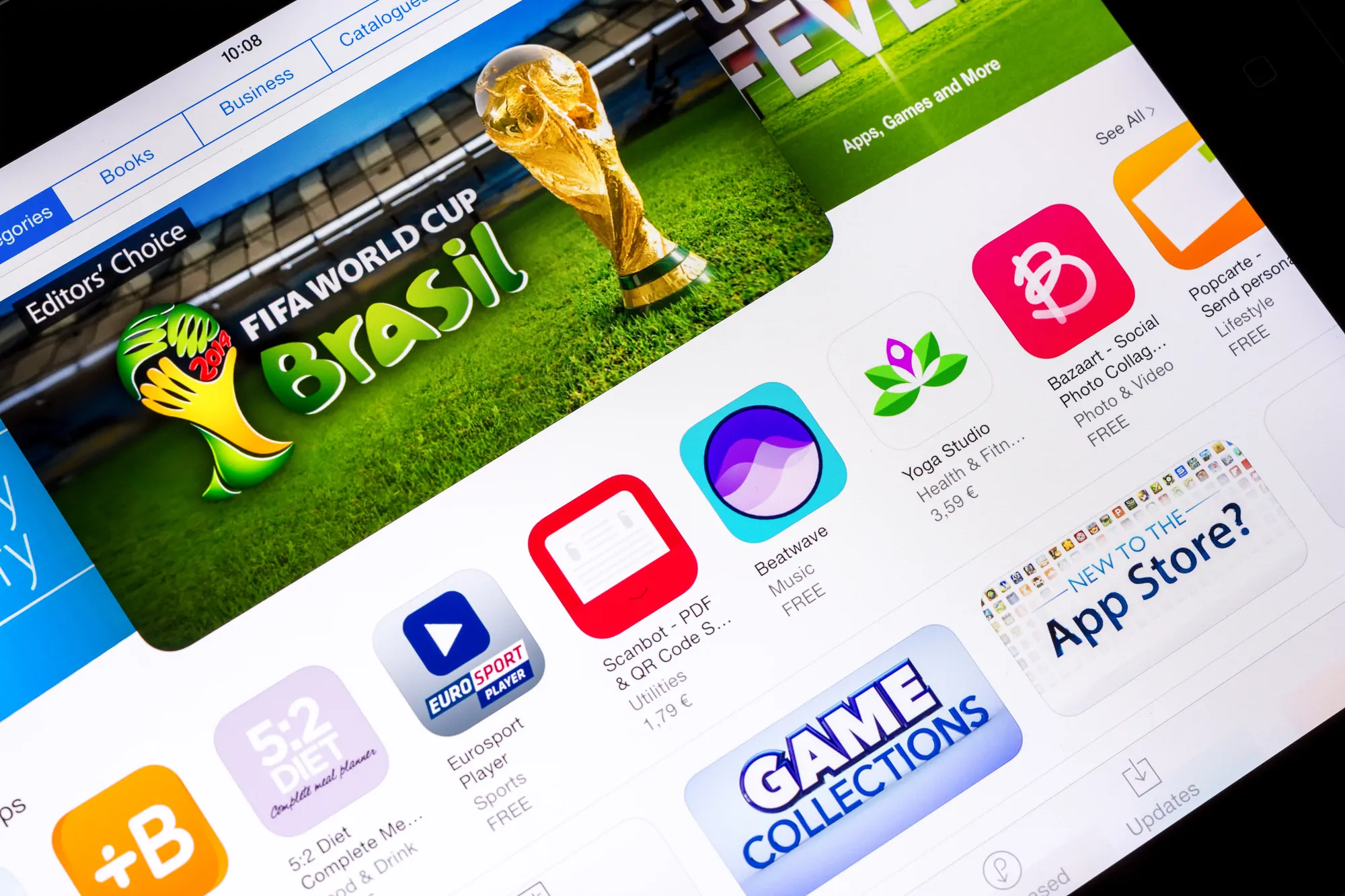 Rio World Cup Apps example