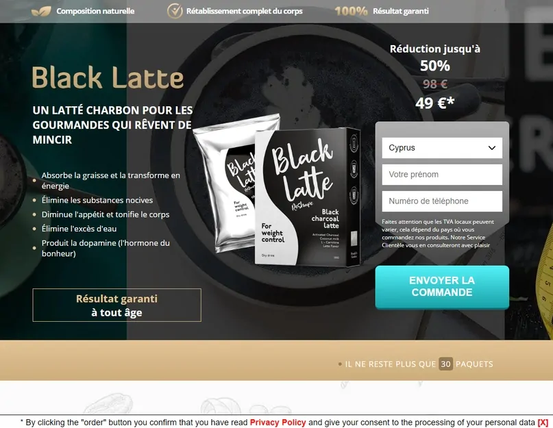 Landing page_black latte