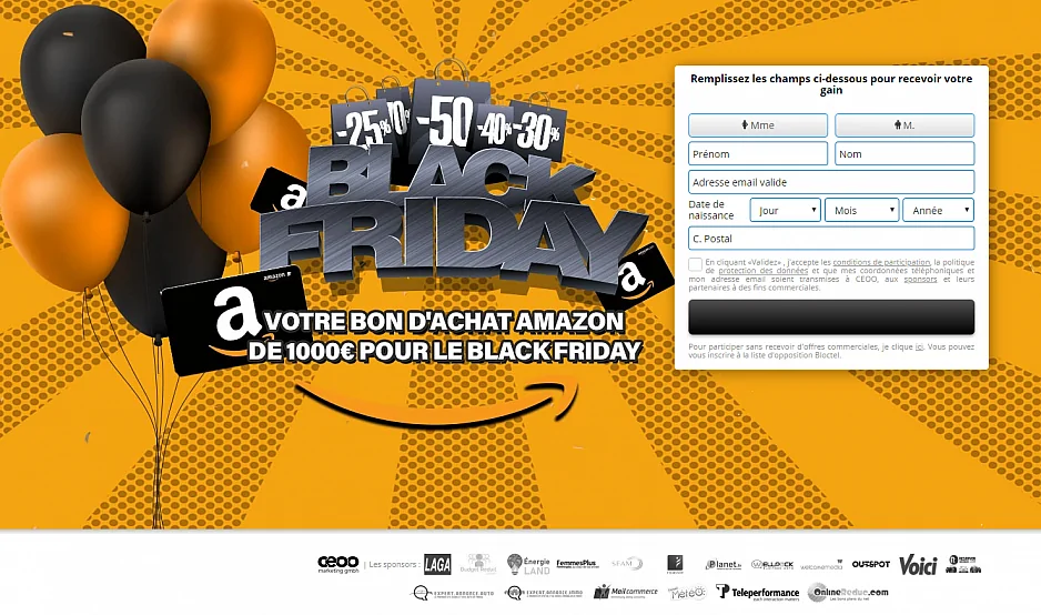 black friday - cpa offers -amazon