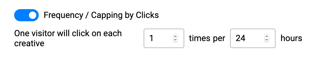 propellerads - frequency capping