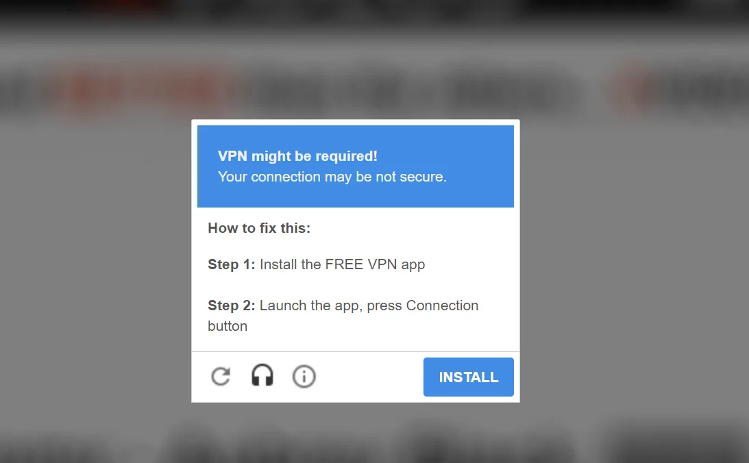 iVPN pre-lander