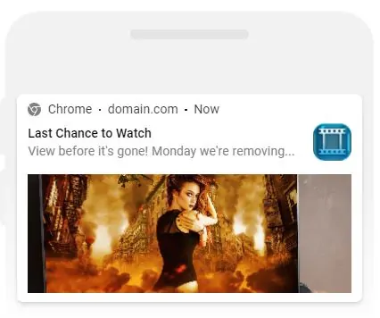 PropellerAds - Streaming Website Push Notification