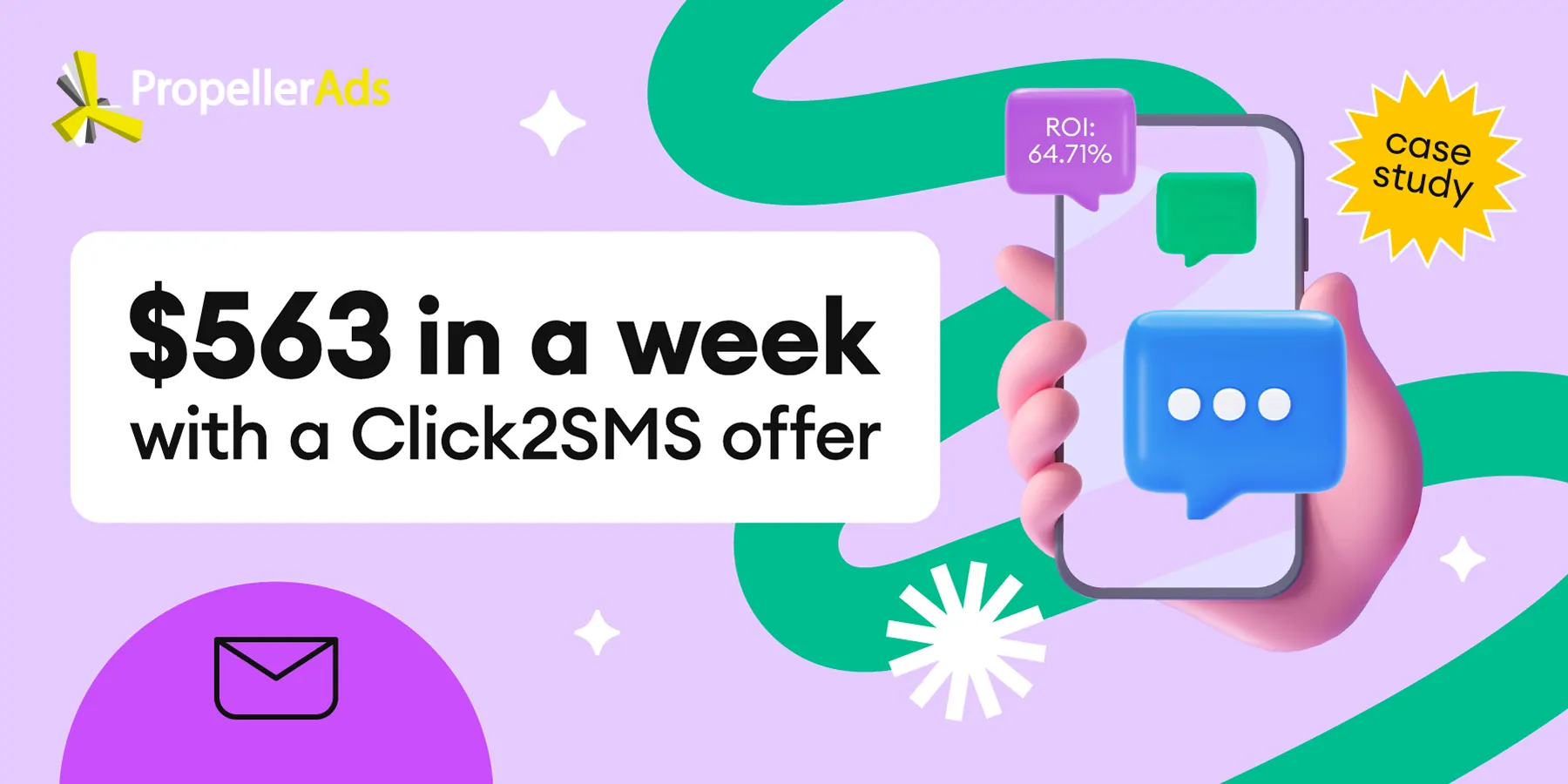 $563 in a week with click2sms