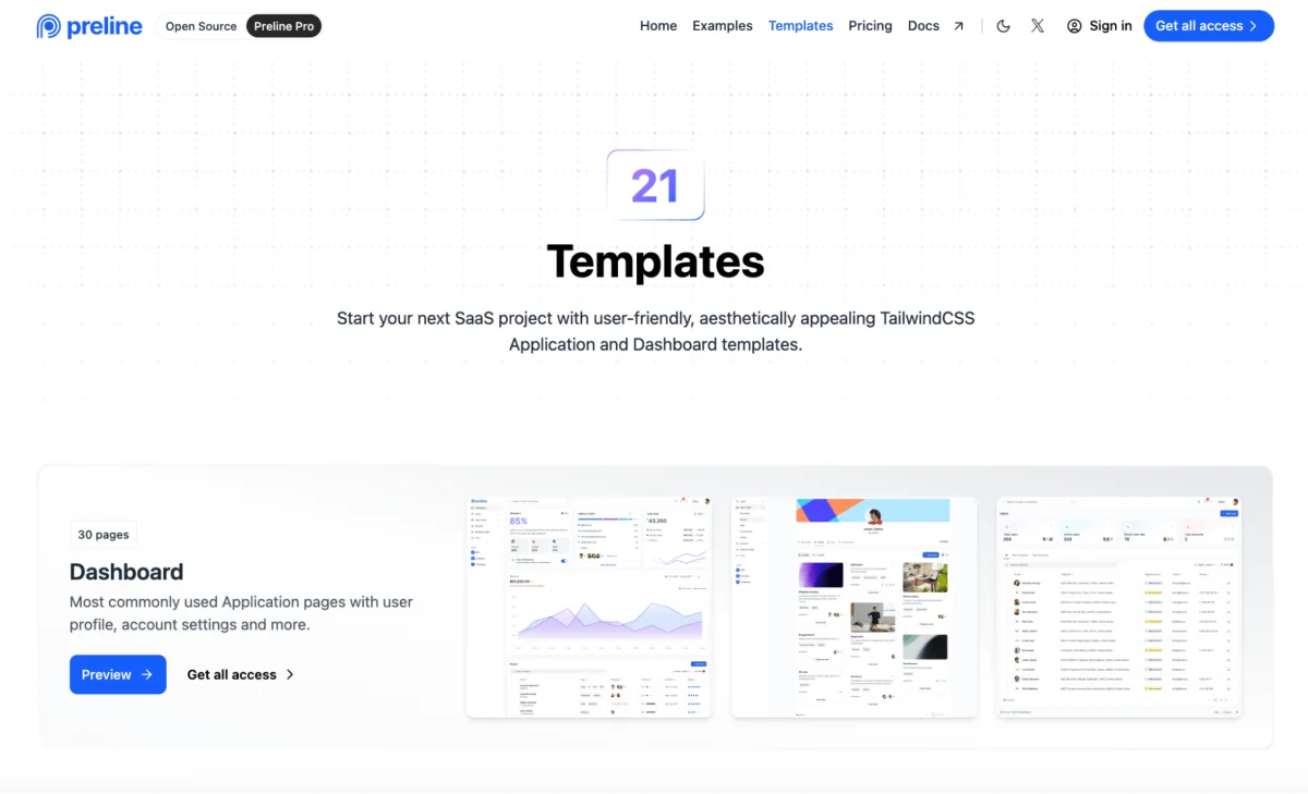 PropellerAds - Preline Shop ecommerce template built with Tailwind CSS and React for modern developer stacks