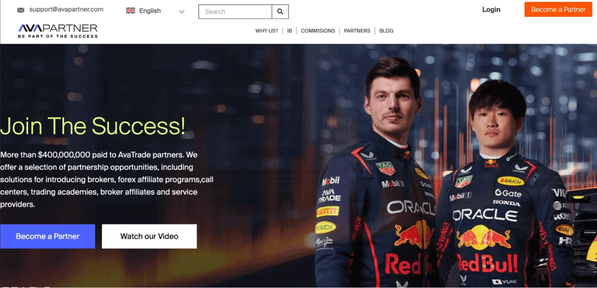 PropellerAds - AvaTrade AvaPartner affiliate program with CPA RevShare and hybrid models