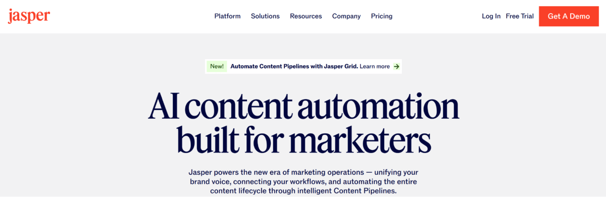 PropellerAds - Jasper AI tool for polished long-form and email funnel content