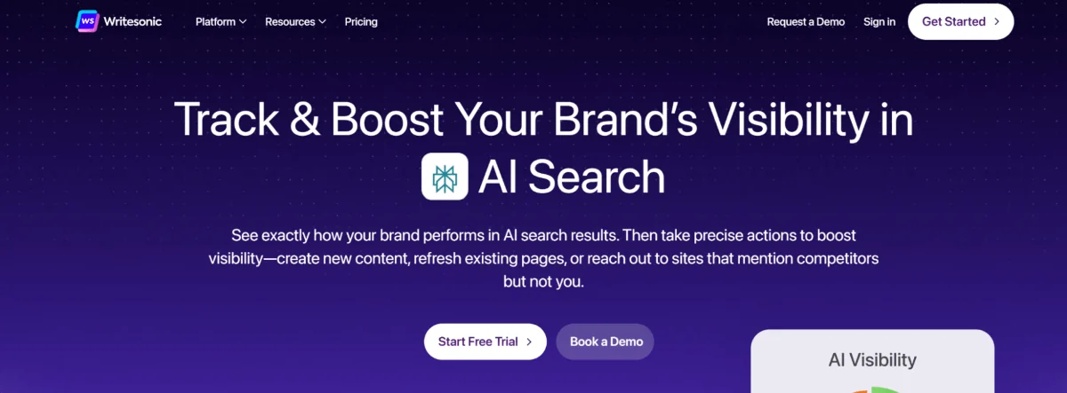PropellerAds - Writesonic tool for conversion-focused advertorials, SEO reviews, email promos, and landing page copy