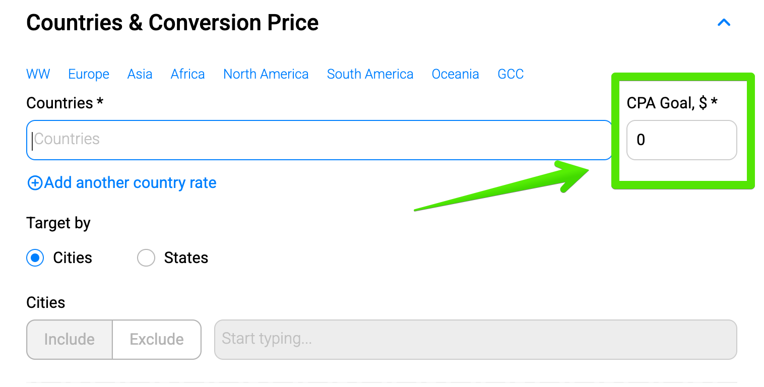 propellerads-cpa-goal-campaign-setup-bid-budget