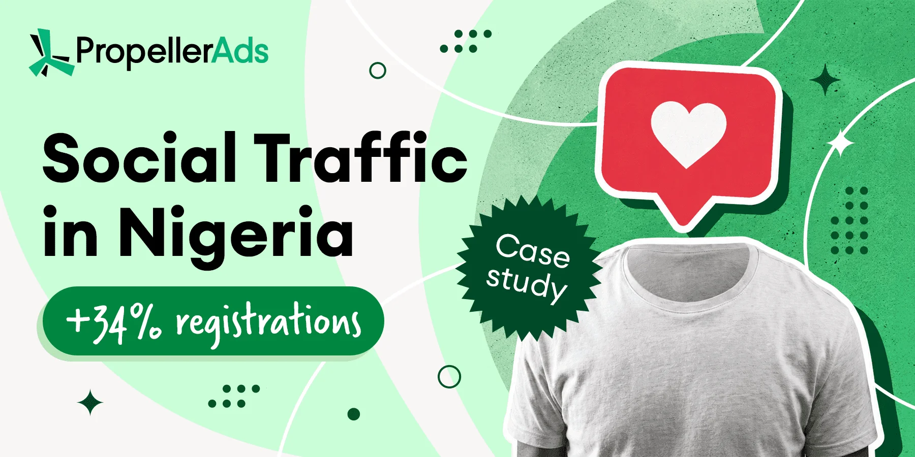 PropellerAds - Social Traffic case study on 34% more iGaming registrations in Nigeria.