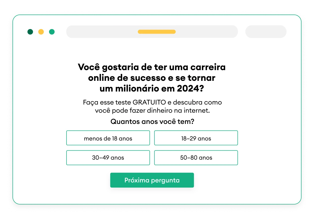 Usuários reais respondem pesquisas temáticas
