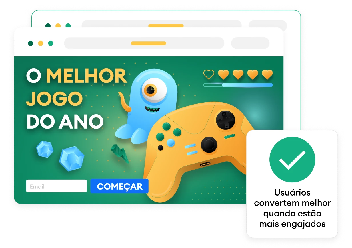 Os usuários são redirecionados para a Landing Page do anunciante
