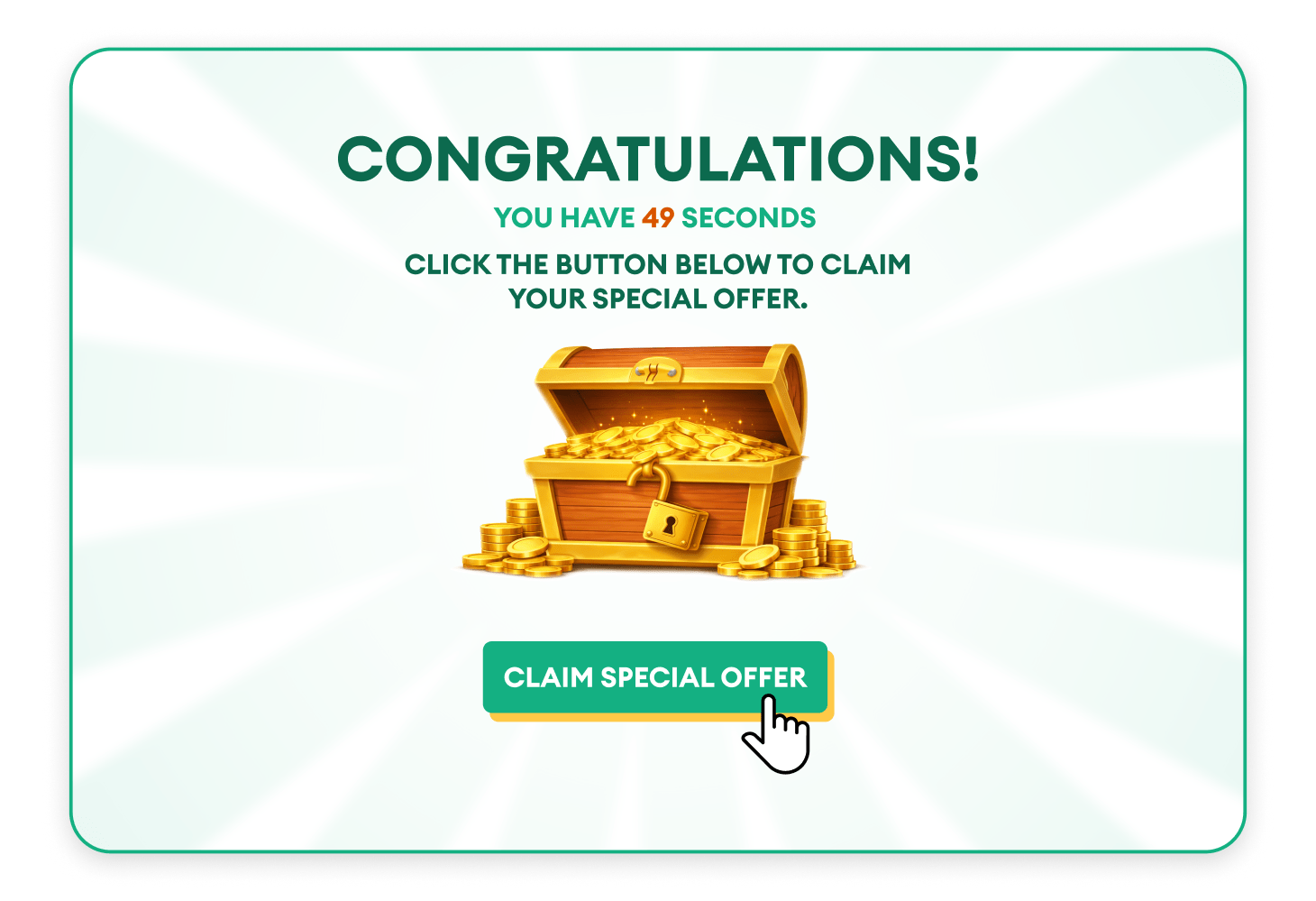 After completion, the user is matched with the most relevant offer based on their profile and conversion potential